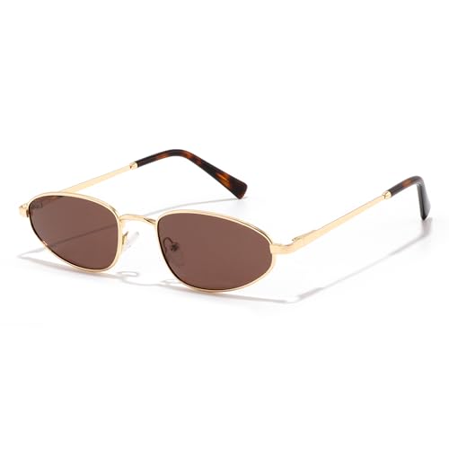 Lunettes de soleil polarisées anti-reflet UV400 avec monture métal steampunk