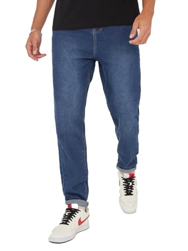 Image of KOTTY Men Mid Rise Solid Straight Fit /Skinny Fit /Relaxed Fit Comfortable and Strechable Stylish Looking Jeans