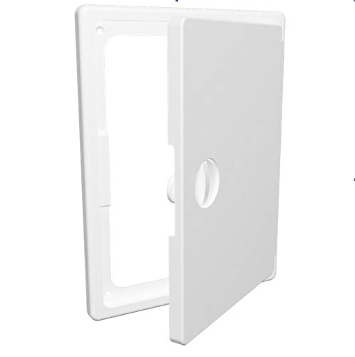 Revisionstür mit Drehgriff, Revisionsklappe, Inspektionstür, Zugangstür (30x40cm, Weiß)