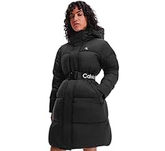 Calvin klein logo belt waisted long puffer Clearance
