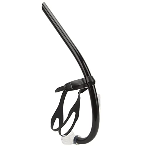 YUEHISY Diving Dry Snorkel with Top Dry Valve, Breath Freediving Snorkel for Snorkeling Diving Freediving Swimming, with Ear Plugs