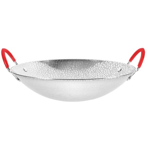 Wok de Acero Inoxidable con Doble Asa Resistente al Calor miniatura 1