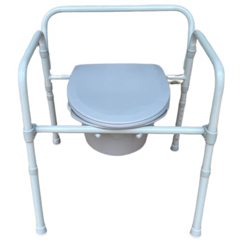 Salud, Personal Care Appliances EQMED Cómodo, Asiento Aumento Inodoro y Silla Ducha 3 en 1 | Baño con Cubeta-Bacinica Portátil | Soporta hasta 135 kg de Peso.