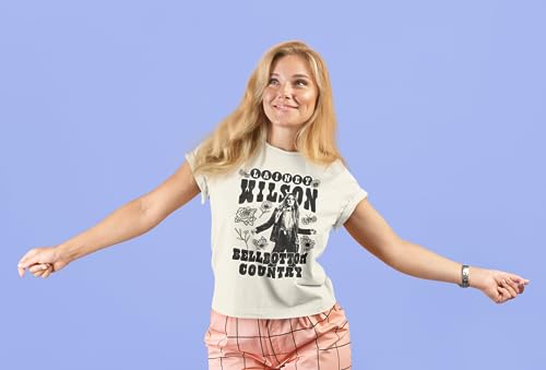 Lainey Wilson Music Bell Bottom Country Adult Short Sleeve T Shirt Vintage Style Graphic Tees3