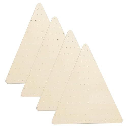 Tablas para coronas con agujeros de madera natural para colgantes florales