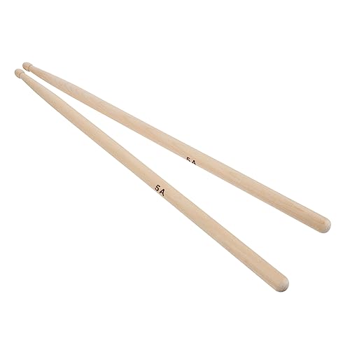 Par de baquetas de maple para batería y práctica miniatura 1