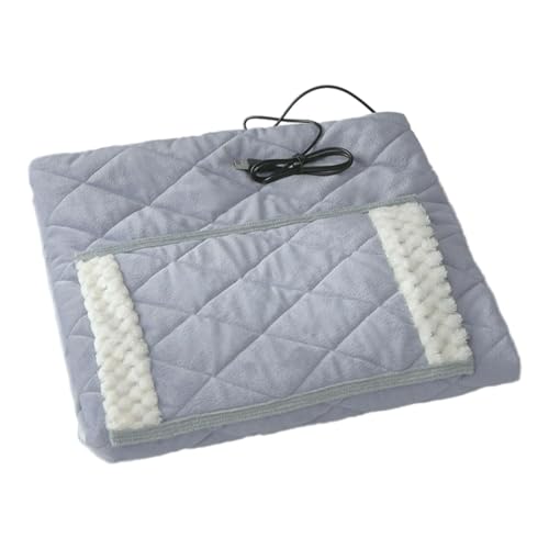 Pruojhw Manta eléctrica portátil, manta eléctrica,Desechador de calefacción de viaje - Accesorios de invierno chal suave con bolsillo con calefacción, almohadilla térmica eléctrica caliente para coche