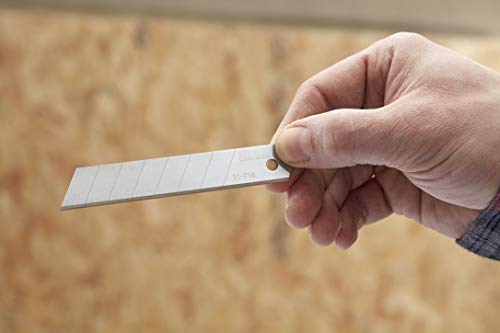 Stanley FatMax Abbrechklingen 2-11-718 (18mm, Ersatzklingen für Cuttermesser, patentierte & induktionsgehärtete Schneide, ideal zum Schneiden von Karton, Leder, Kunststoff, 10 Stück im Spender)