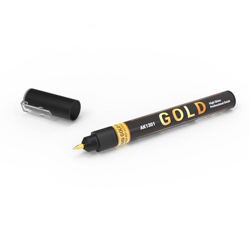 AK Interactive AK1301 Metallic Liquid Marker - Gold