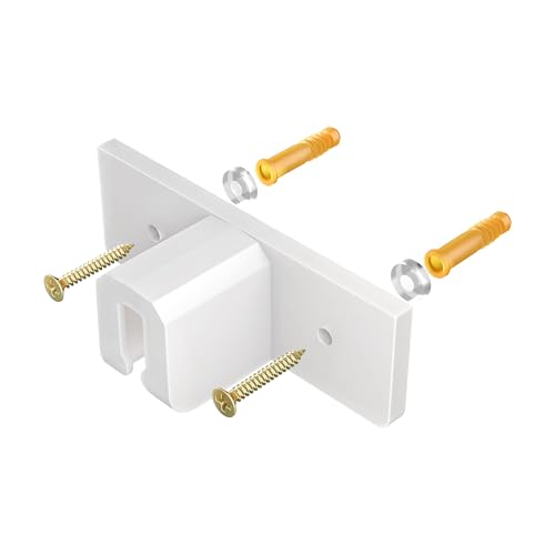 Image of FXW Fence-to-Wall Anchors (Pack of 4) for AuraSpace Playpen - Accessory Only, Safely Expand Your Dog's Play Area, Fits 24 inch H Acrylic Playpen, White