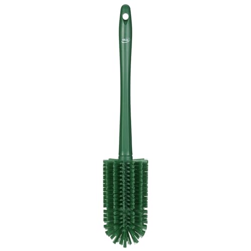 Image of Vikan 5382802 Pipe Brush with Handle, one Piece, 3.1 inch, Medium, Green