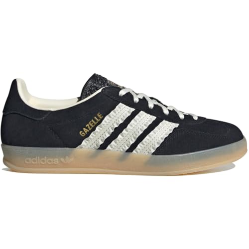 [AfB_X] K[ ChA W GAZELLE INDOOR Core Black/Cream White/Gum JS1412 23.5cm