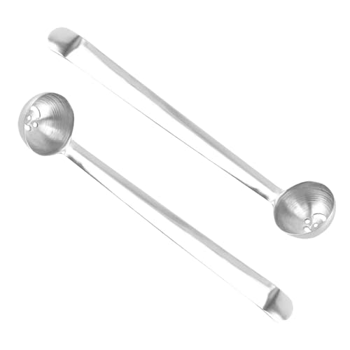 La mejor selección de Cucharas para aceitunas los 10 mejores. 49 Uonlytech 2 Cucharas Coladoras de Aceitunas de Acero Inoxidable con Orificio de Drenaje para Cocina y Fiestas Color Plata