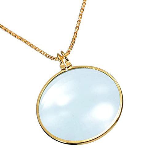 1pc Magnifier Monocle on Chain Monacles Antique Magnifying Glass Necklace Vintage Magnifying Glass Necklace Magnifying Glass on Chain Glowing Glasses Delicate Jewelry Miss Metal