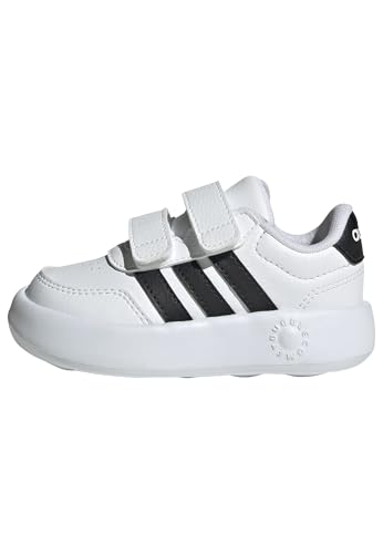 adidas Unisex Baby BREAKNET 3.0 Shoes Infants, FTWR White/core Black/FTWR White, 27 EU