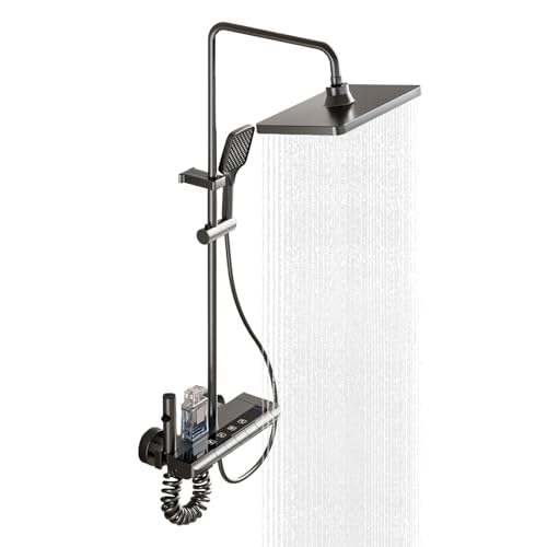 CAPRYSE Shower Mixer Set with Piano Key Control 4 Function Shower System