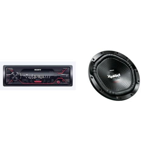 Image of Sony Car Stereo DSX-A110U USB Auxiliary Digital Media Receiver with USB, AUX, FM (Black), Pre Out -