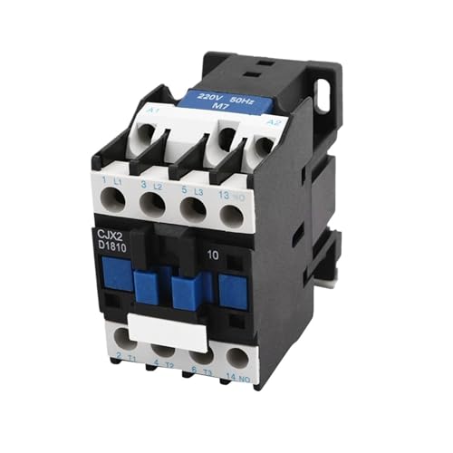 Contacteur AC triphasé CJX2 18A bobine 220V commutation fluide pour circuits de commande