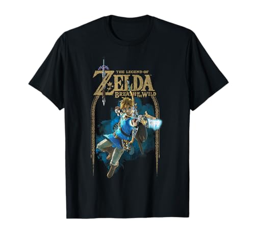 Zelda Breath of The Wild Link Arch Shot Logo Graphic T-Shirt T-Shirt
