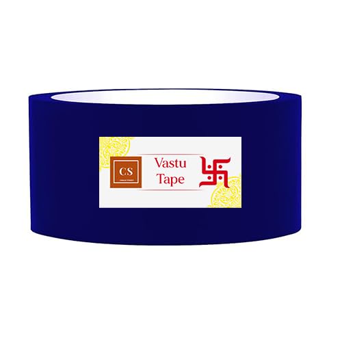 Cirkle Street Vastu Tape Waterproof (2 Inch) | Length 20 Meter | Vastu Tape Remedy for Bathroom and Toilet (1, Blue)