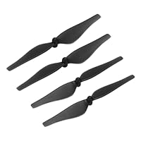QUARKZMAN RC Propeller Blade Prop 2 Vane 7,6 cm Durchmesser Kunststoff Schwarz Geräuscharm für RC Flugzeug DIY Flugzeug Drohne