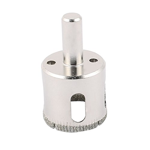 Broca de corona para vidrio diámetro 32 mm Aexit 2 piezas miniatura 4