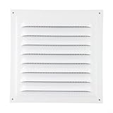 Robuste Lüftungsgitterabdeckung mit Insektenschutz für 20 x 20 cm für HVAC Öffnungen (1 Stück weiß)