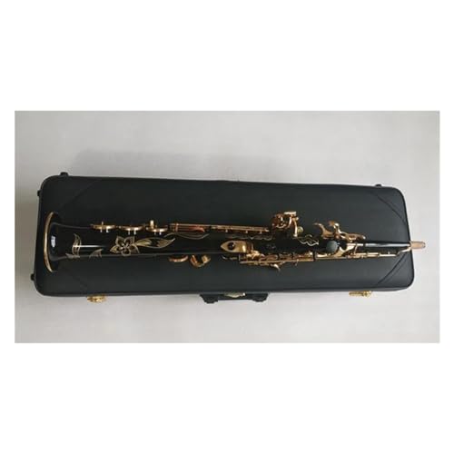 ソプラノサックス ストレートソプラノサックス ブラック サックスマウスピース プロフェッショナルレベル プロフェッシサックス