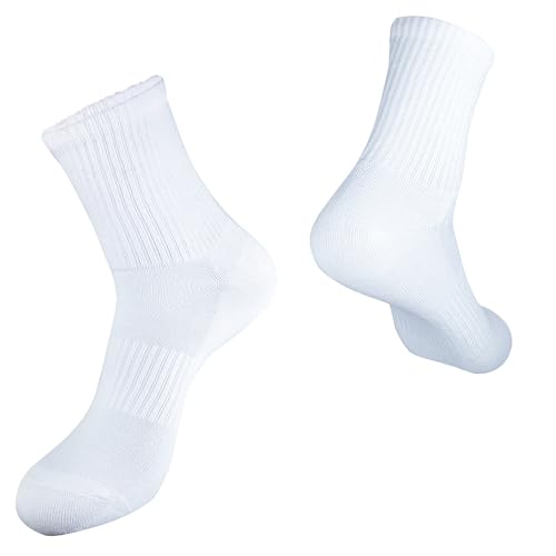 Image of Womens Anti Odor Breathable Moisture Wicking Sports Cotton Low Cut /Quarter Crew Socks for Athletes Foot