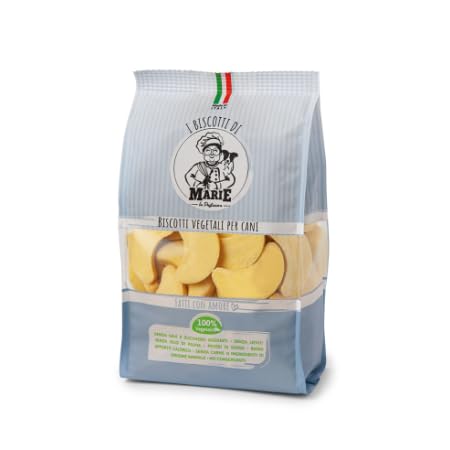 Biscotti Vegetali per Cani al Formaggio, 1kg, 100% Biologici, Senza Sale e Conservanti