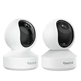 Reolink Set: E1 Pro 3K WLAN Überwachungskamera & E1 Zoom 4K PTZ Indoor Kamera, Personen/Haustier/Schreierkennung, 3X Optischer Zoom, Auto-Tracking, 2,4/5GHz Wi-Fi 6, Babyphone & Hundekamera