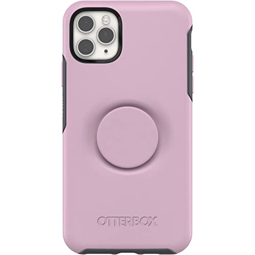 Otterbox + Pop Symmetry Series Iphone 11 Pro Max Case - Non-Retail Packaging - Mauveolous Pink And Gray, Apple Phonecase, Attached Popsocket, Raised Screen Bumper, Wireless Charging Compatible #TOP1