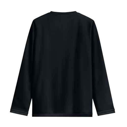 Image of Girls Long Sleeve Shirt with Cute Graphic Casual Pullover Tops 3-16Y