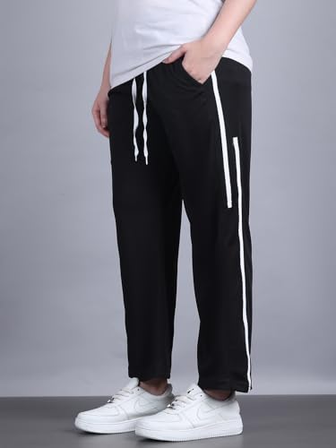 Image of Mack Jonney Striped | Relaxed Fit | Polyster Lycra Trackpant for Women-M01