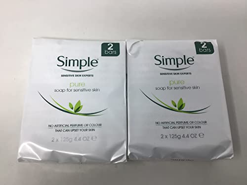 Simple 2-pack Pure Soap For Sensitive Skin for Women