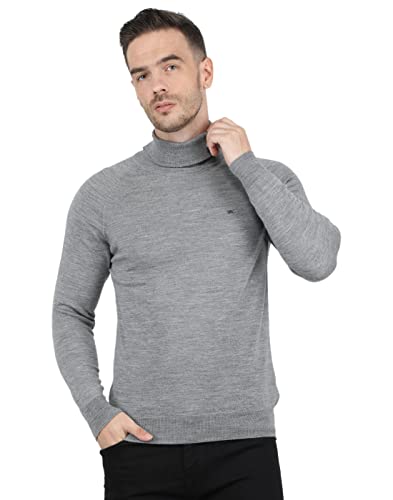 Image of Monte Carlo Men Wool High Neck Pullover Sweater