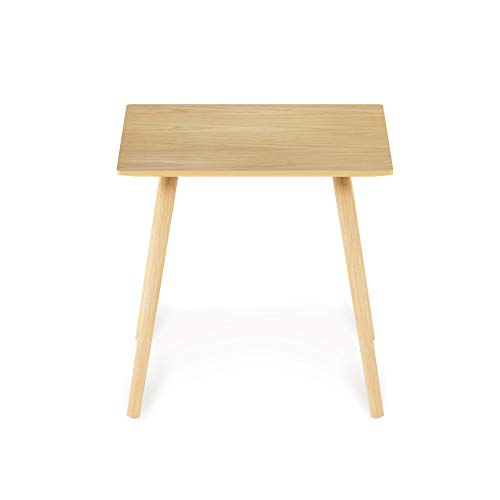 Image of Furinno Small End Table, Square, Oak