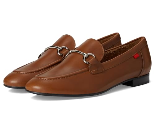 Image of Womens Genuine Leather Comfort Slip On Buckle Dress Loafer