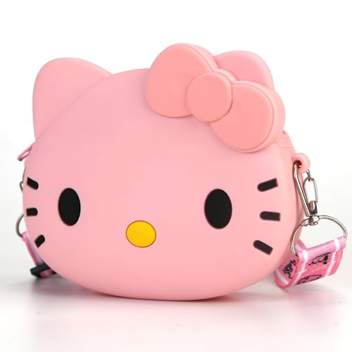kawaii kitty bag bow cat cross body bagpu princess teen handbag accessories adjustable strap travel holiday gifts