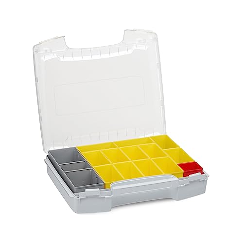 Bosch Sortimo I-BOXX Rack Activo Incluye I-BOXX 72 En Blanco Verde | Juego De 3 Unidades | Maletín De Herramientas Apilable Bosch | Almacenamiento De Herramientas Estantería Sistema