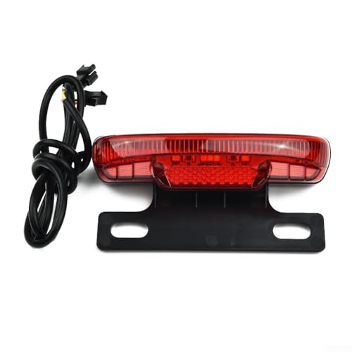 Rear-Tail Light LED Safety Warning Light,Auto-Sensing Rear Light,36V-48V Ebike Rear Light With Brake and Night Light Functions