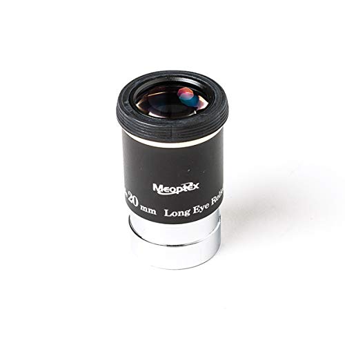 MEOPTEX 1.25' 6mm 9mm 15mm 20mm 66-Degree Ultra Wide Angle Eyepiece for Telescope (20mm)