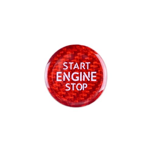 Couvercle bouton arrêt démarrage pour VW finition sport rouge anodisé