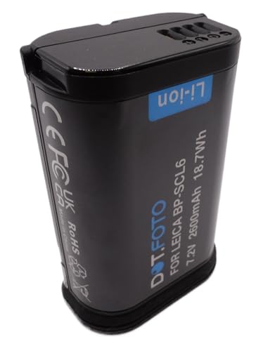 Batería BP-SCL6 para Leica Q3 Q2 SL2 SL3 acumulador recargable de 7,2 V 5