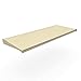 Lozier 1 in. H x 48 in. W x 19 in. L Powder Coated Platinum DL Style Shelf - Case of: 22