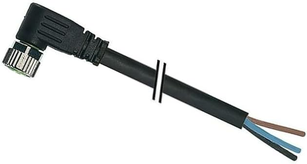7000-08081-6100500 30VAC/DC, PVC 3 X 0.25 Dia, M8 Female 90DEG, Cable