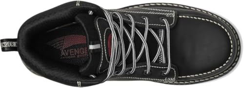 Image of Avenger Wedge Carbon Toe Men's Industrial Work Boots, Comfortable Premium Leather Work Boots for Men, Electric Hazard