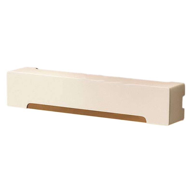 Estante de enrutador WiFi para ocultar cables, mueble de madera blanco 20cm