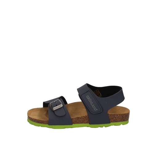 Sandales Grünland Junior SB0234 bleues et lime taille 27 pour le confort quotidien des enfants