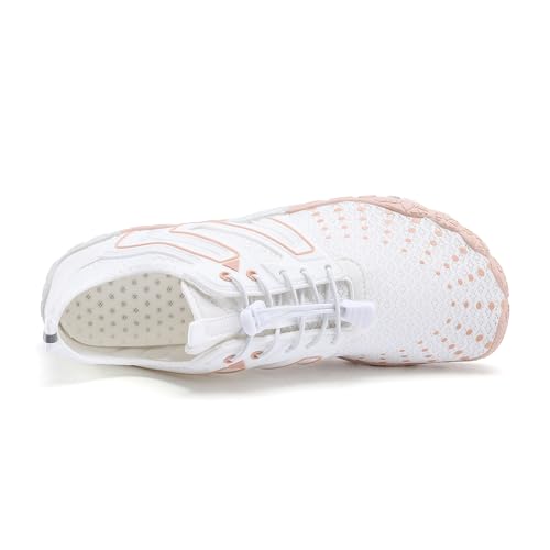 Image of Hiking Barefoot Shoes for Women Men Breathable & Non-Slip Athletic Barefoot Wide Toe Water Shoes Lightweight Perfect for Walking,Running,and Swimming